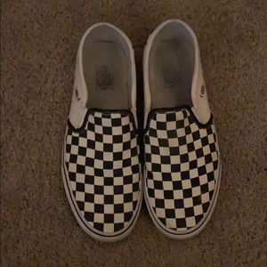 checkered vans